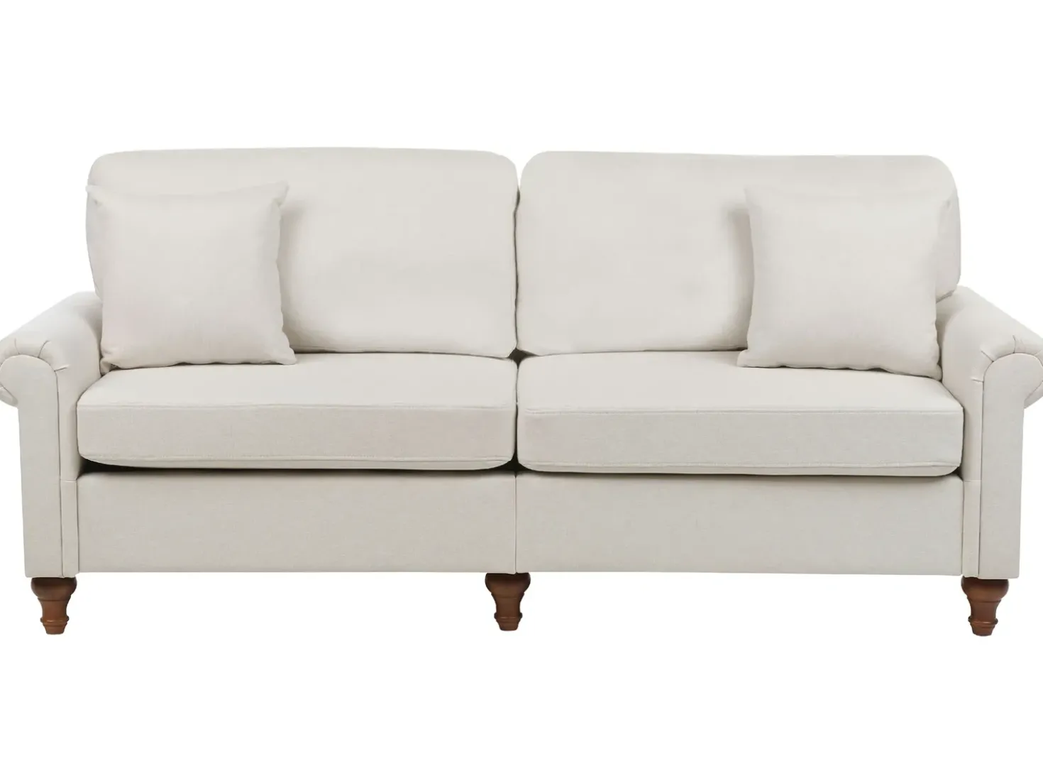 Set da salotto 5 posti GINNERUP Tessuto Beige chiaro