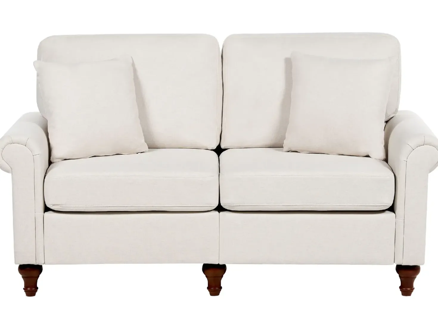 Set da salotto 5 posti GINNERUP Tessuto Beige chiaro