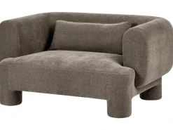 Set da salotto 6 posti HOGBO Tessuto Marrone