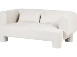 Set da salotto 6 posti HOGBO Tessuto Bianco
