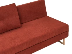 Set da salotto 6 posti JERSLEV Tessuto Rosso