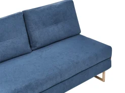 Set da salotto 6 posti JERSLEV Tessuto Blu