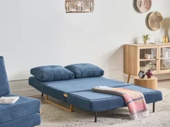 Set da salotto 6 posti JERSLEV Tessuto Blu