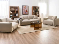 Set da salotto 5 posti JUBEK Velluto Beige