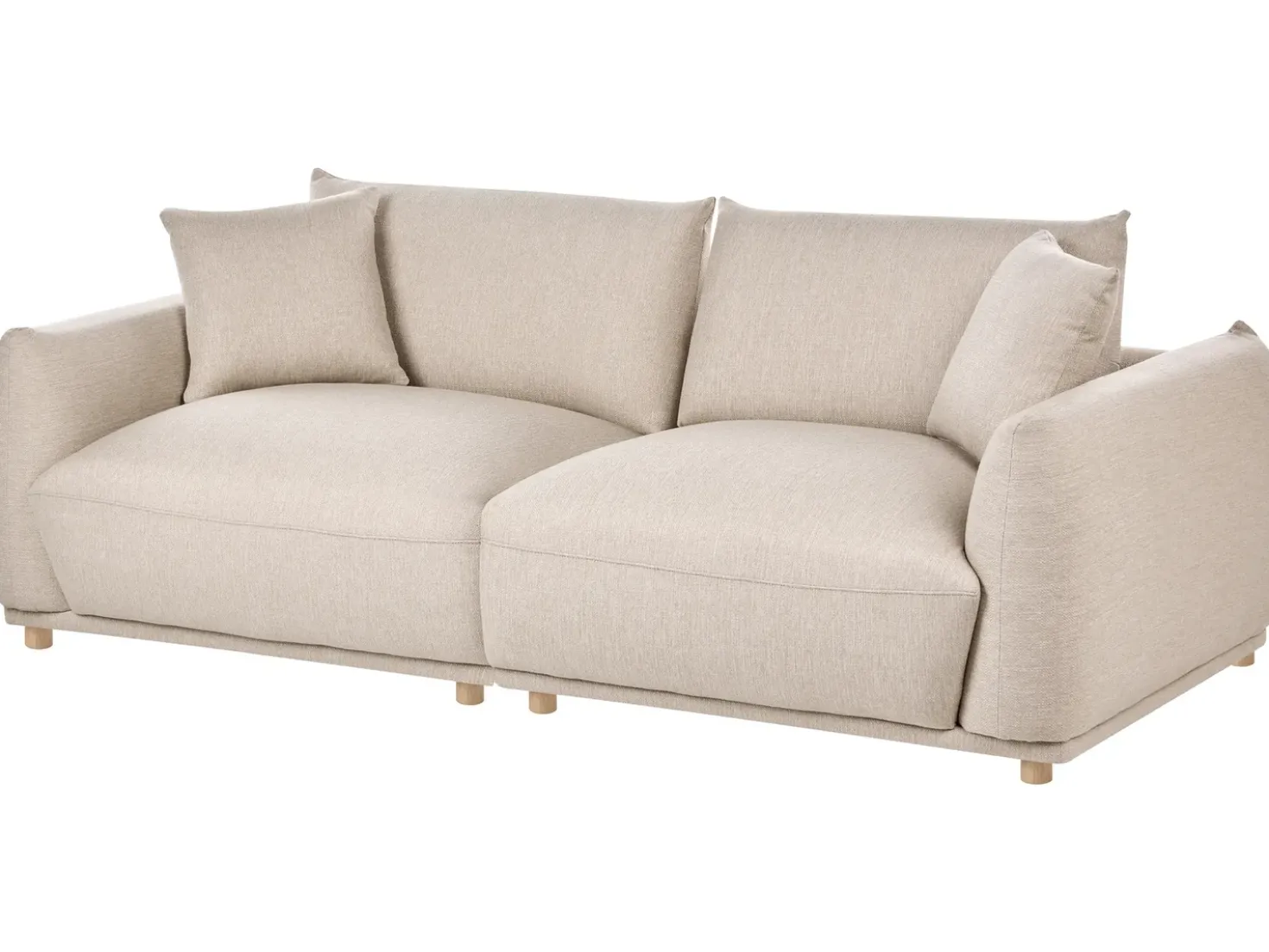 Set da salotto 5 posti JUBEK Velluto Beige