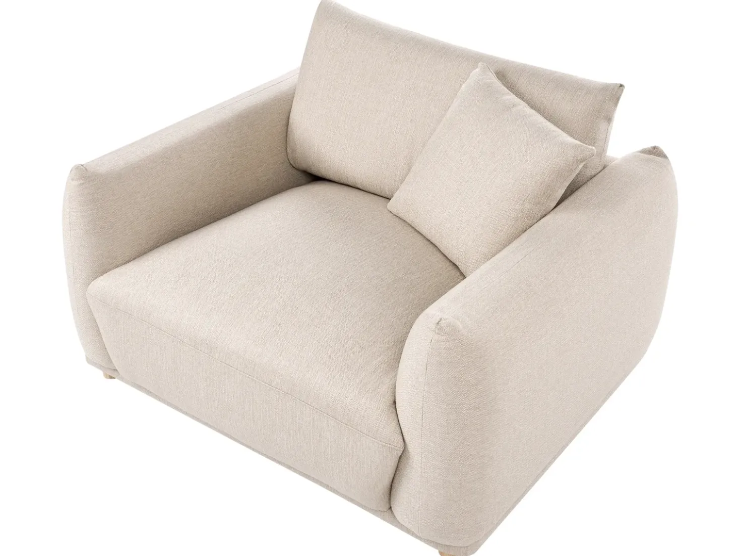 Set da salotto 5 posti JUBEK Velluto Beige