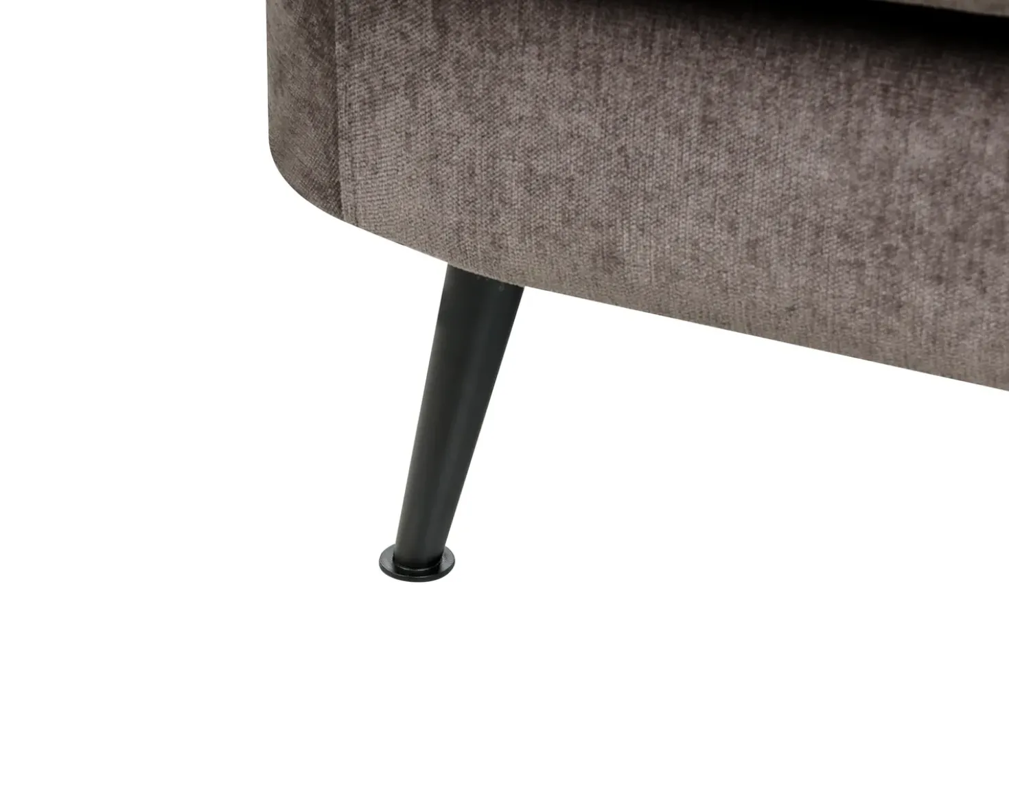 Set da salotto 3 posti KJAER Ciniglia Tortora