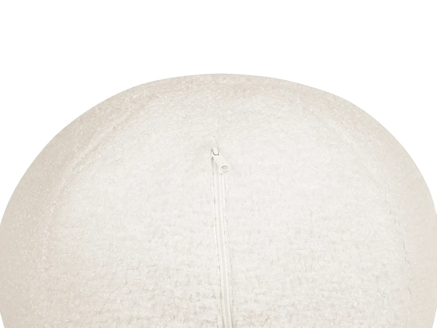 Set da salotto 4 posti LEIREN Bouclé Bianco
