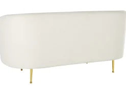 Set da salotto 6 posti LOEN Bouclé Bianco