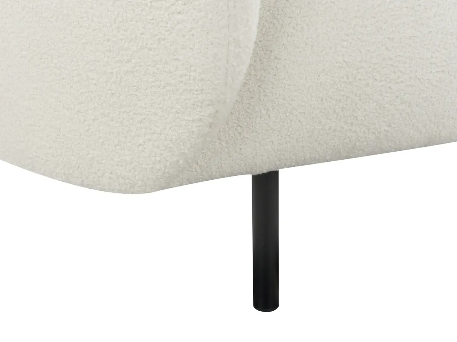 Set da salotto 6 posti LOEN Bouclé Bianco