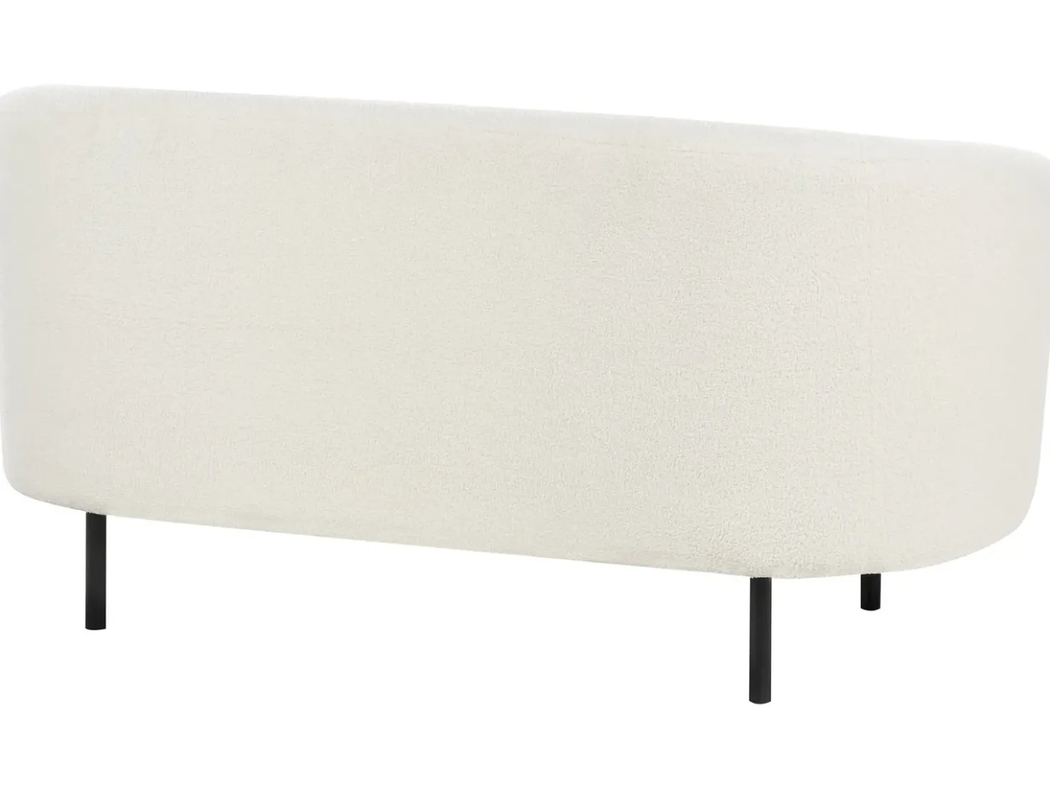 Set da salotto 6 posti LOEN Bouclé Bianco
