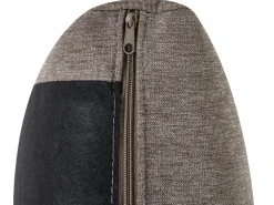 Set da salotto 7 posti LOUSTO Tessuto Marrone