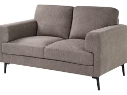 Set da salotto 7 posti LOUSTO Tessuto Marrone