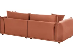 Set da salotto 5 posti LUVOS Velluto Marrone dorato