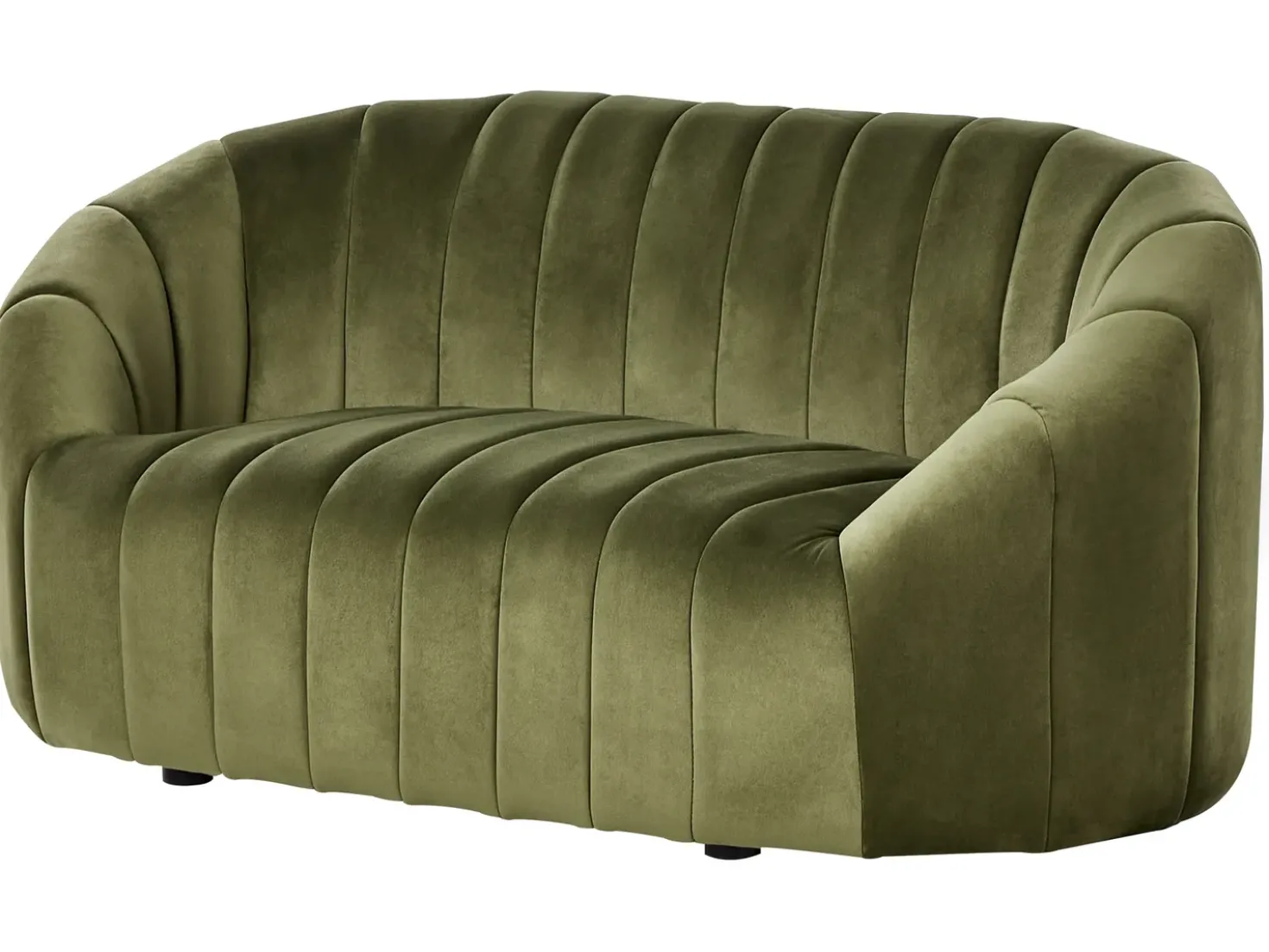 Set da salotto 6 posti MALUNG Velluto Verde scuro