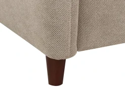 Set da salotto 5 posti MARE Tessuto Tortora con contenitore