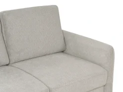 Set da salotto 5 posti MARE Tessuto Grigio