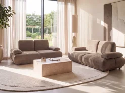 Set da salotto 5 posti NACKA Marrone