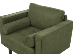 Set da salotto 3 posti NURMO Tessuto Verde scuro
