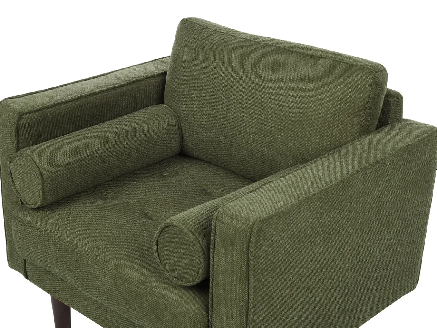 Set da salotto 3 posti NURMO Tessuto Verde scuro
