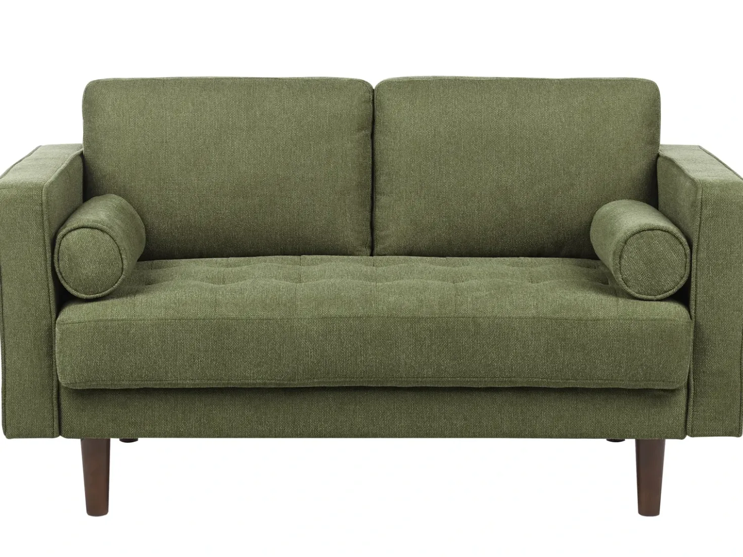 Set da salotto 3 posti NURMO Tessuto Verde scuro