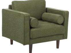 Set da salotto 3 posti NURMO Tessuto Verde scuro