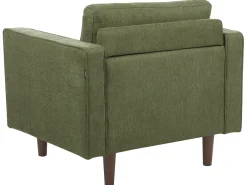 Set da salotto 3 posti NURMO Tessuto Verde scuro