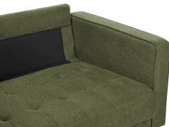 Set da salotto 4 posti NURMO Tessuto Verde scuro