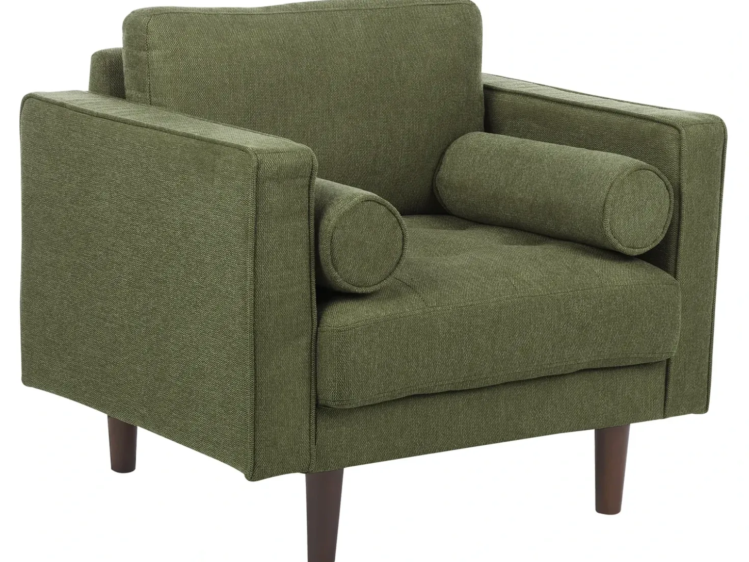 Set da salotto 4 posti NURMO Tessuto Verde scuro