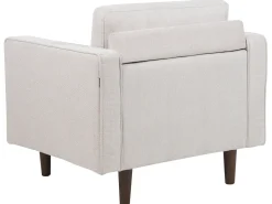 Set da salotto 3 posti NURMO Tessuto Beige chiaro