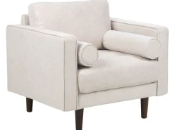Set da salotto 3 posti NURMO Tessuto Beige chiaro