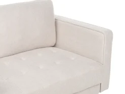 Set da salotto 4 posti NURMO Tessuto Beige chiaro