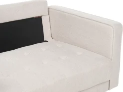 Set da salotto 4 posti NURMO Tessuto Beige chiaro