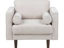 Set da salotto 4 posti NURMO Tessuto Beige chiaro