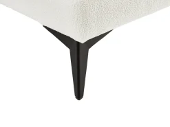 Set da salotto 5 posti SKIVE Bouclé Bianco