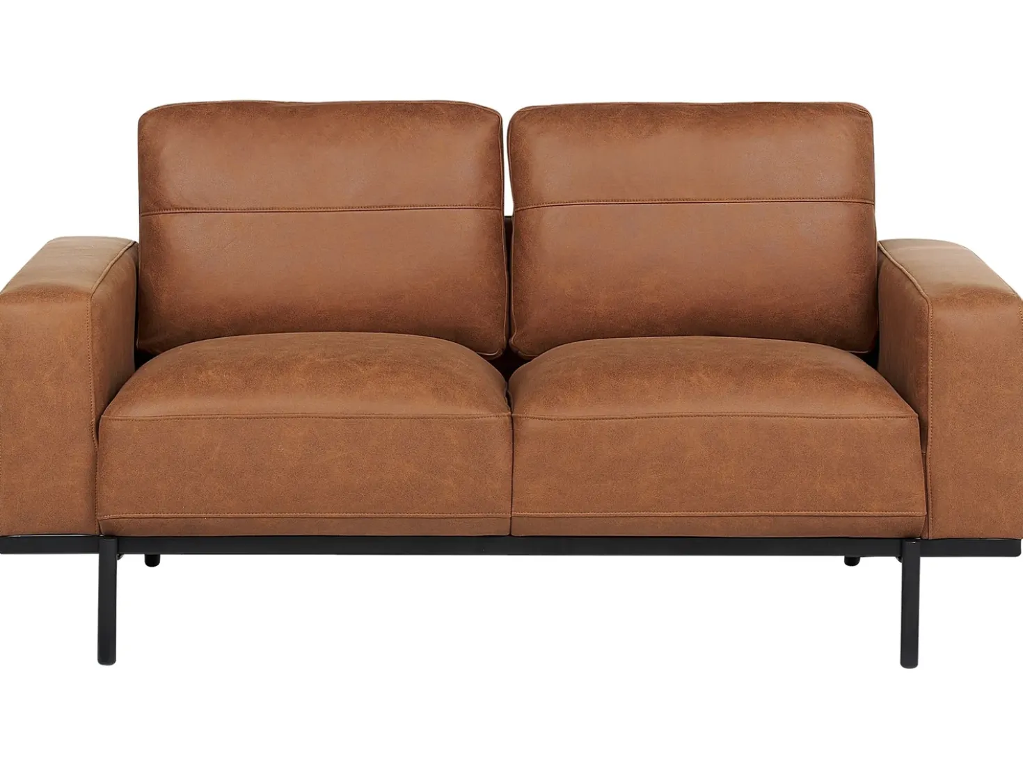 Set da salotto 6 posti SOVIK Pelle sintetica Marrone