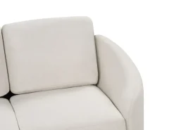 Set da salotto 6 posti TROSA Tessuto Beige chiaro