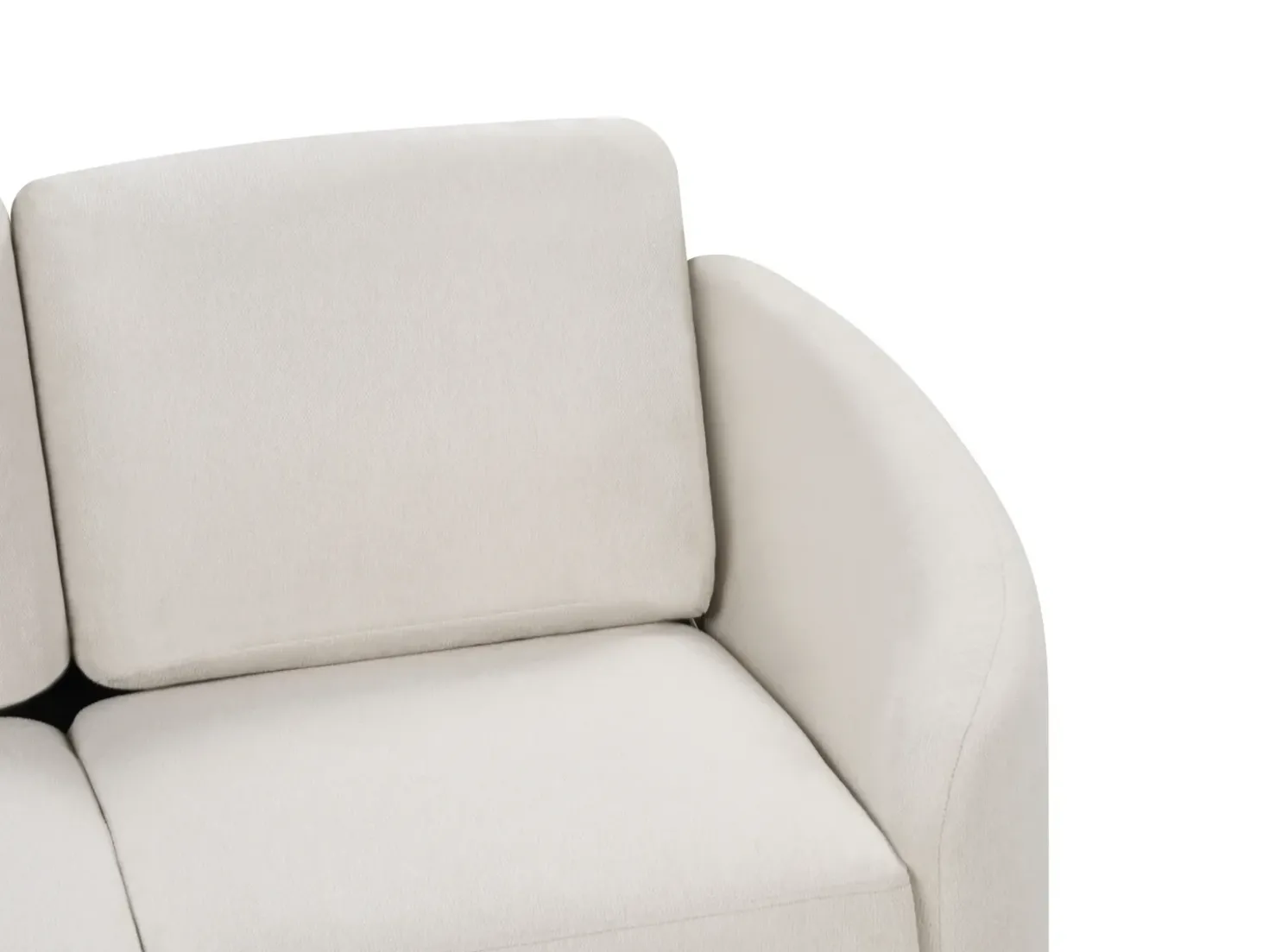 Set da salotto 6 posti TROSA Tessuto Beige chiaro