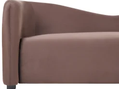 Set da salotto 5 posti VELTADA Velluto Marrone scuro