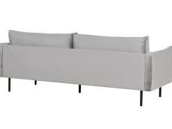 Set da salotto 5 posti VINTERBRO Velluto Grigio con ottomana