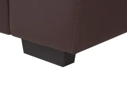 Set da salotto 5 posti VOGAR Pelle sintetica Marrone scuro