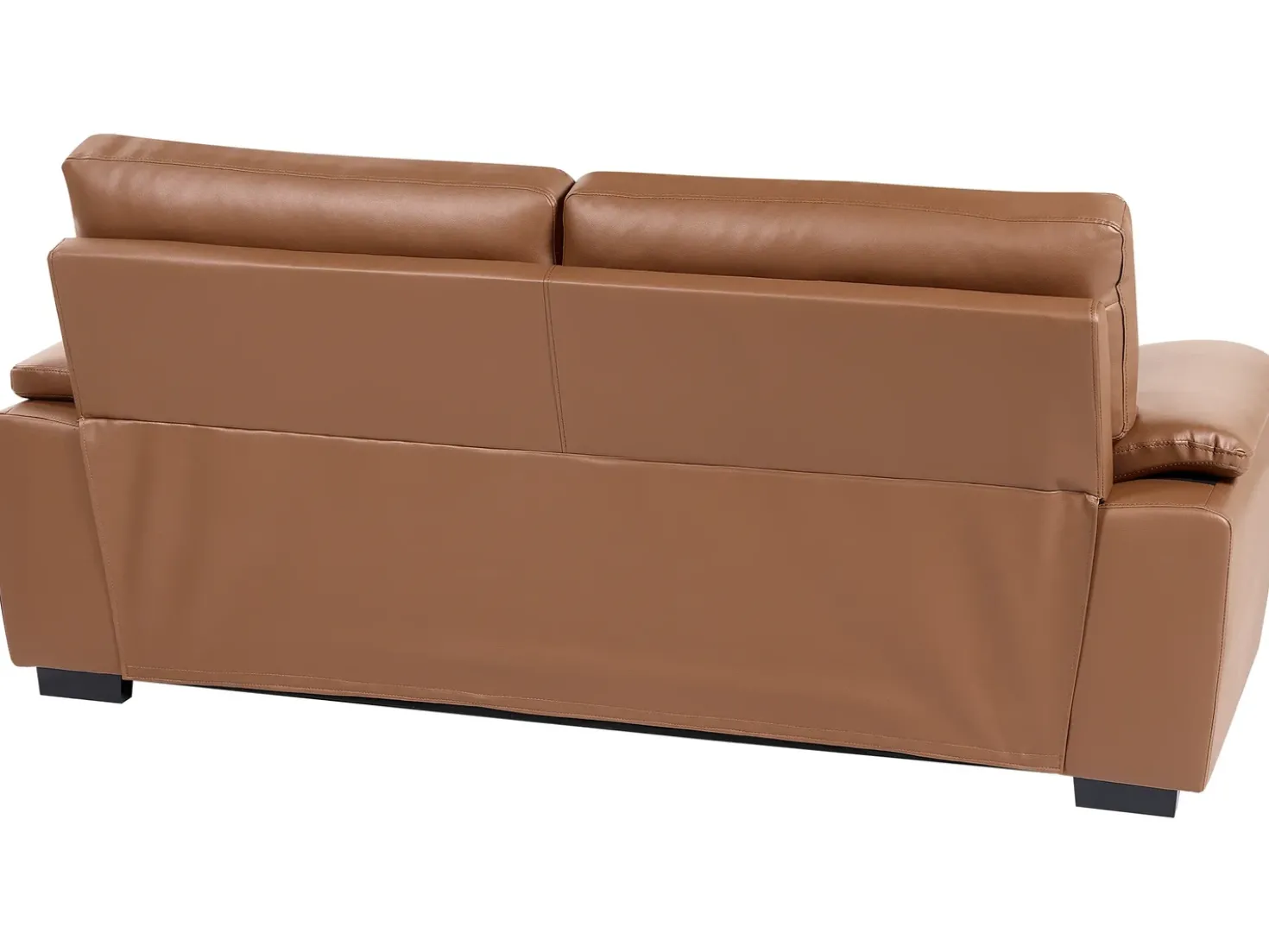 Set da salotto 5 posti VOGAR Pelle sintetica Marrone dorato