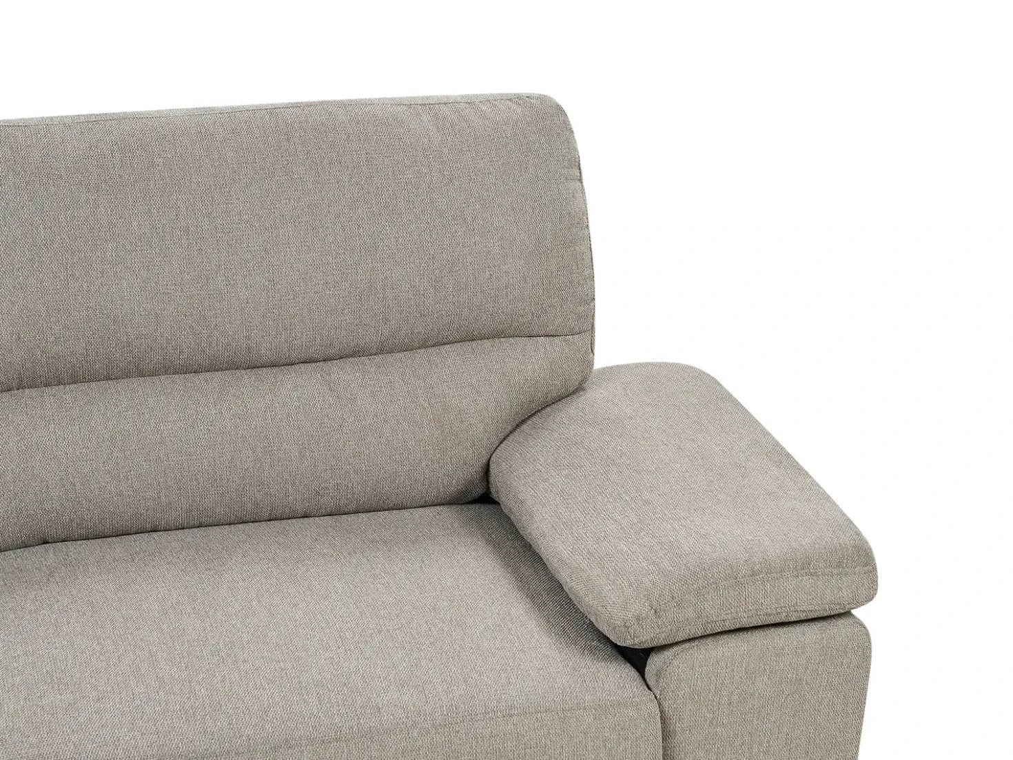 Set da salotto 5 posti VOGAR Tessuto Marrone chiaro