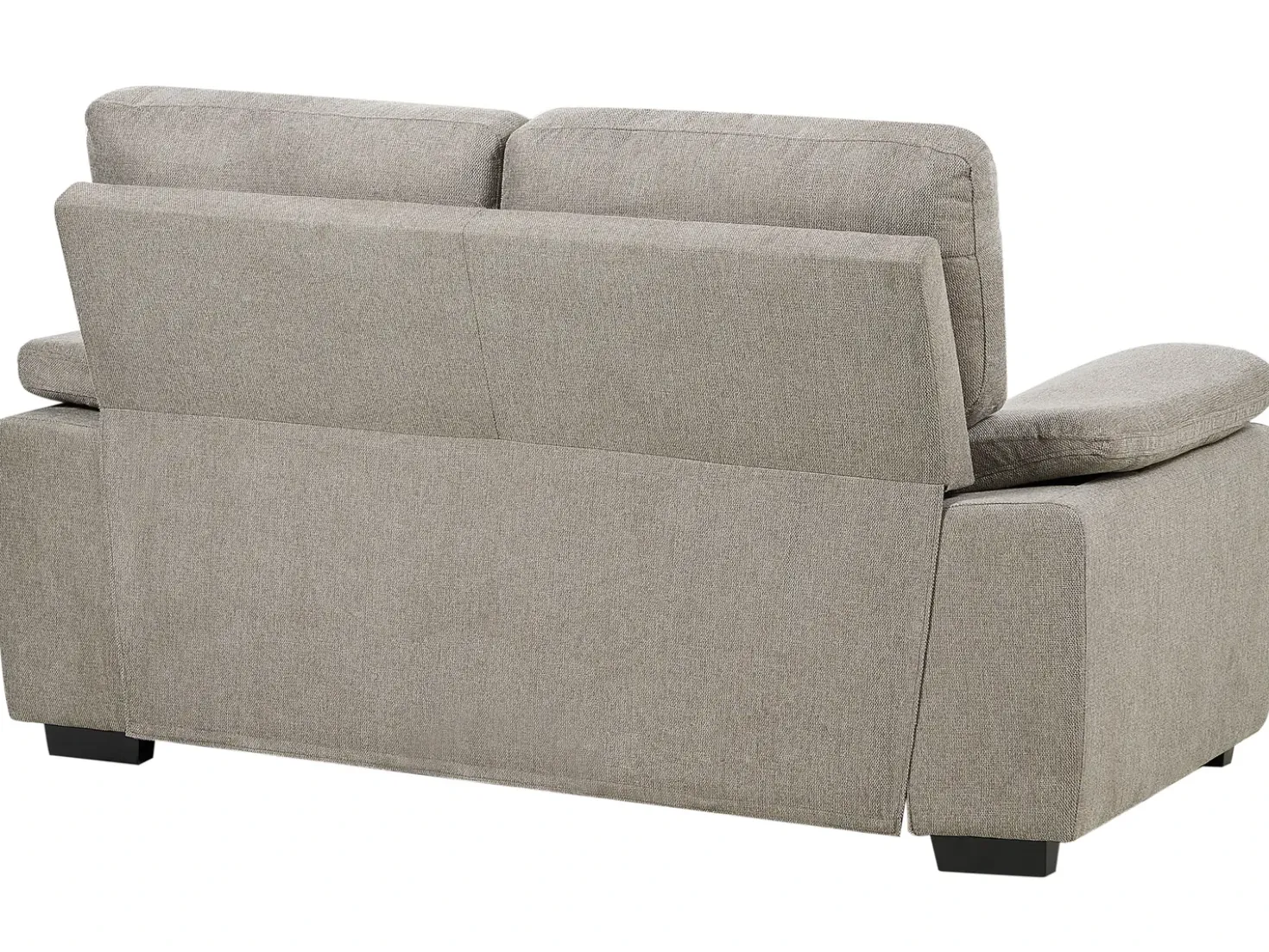 Set da salotto 5 posti VOGAR Tessuto Marrone chiaro