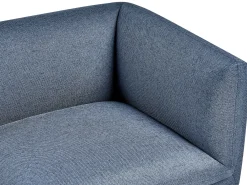 Set da salotto 5 posti VORGOD Tessuto Blu scuro
