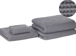 Sale Beliani AREORA Cotone chiaro Grigio