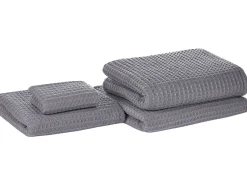 Sale Beliani AREORA Cotone chiaro Grigio