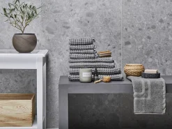 Outlet Beliani AREORA Cotone chiaro Grigio
