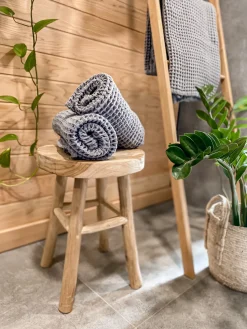 Outlet Beliani AREORA Cotone chiaro Grigio