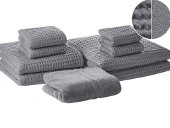 Outlet Beliani AREORA Cotone chiaro Grigio